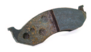 Rusty Brake Pad